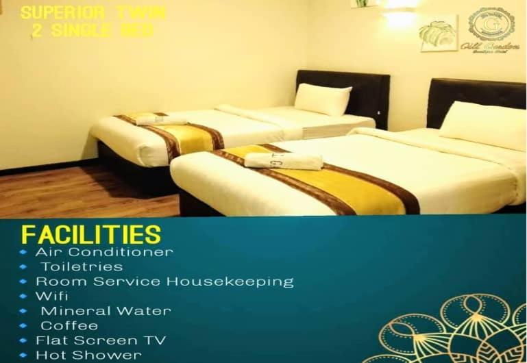 Gill Garden Boutique Hotel Malacca Rum bild